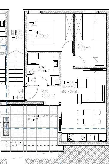 stan moderan apartman u bloku c, blizina umaga! - slika 3