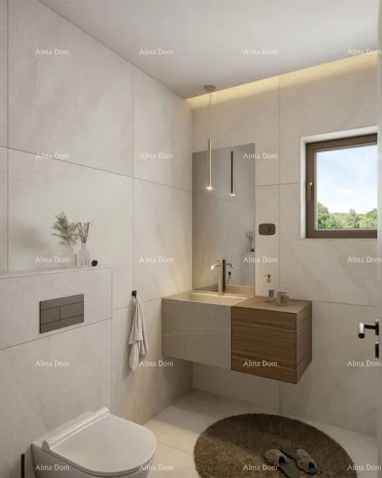 stan luksuzna rezidencija u rovinju – 128 m² + 254 m² vrt, bazen - slika 9