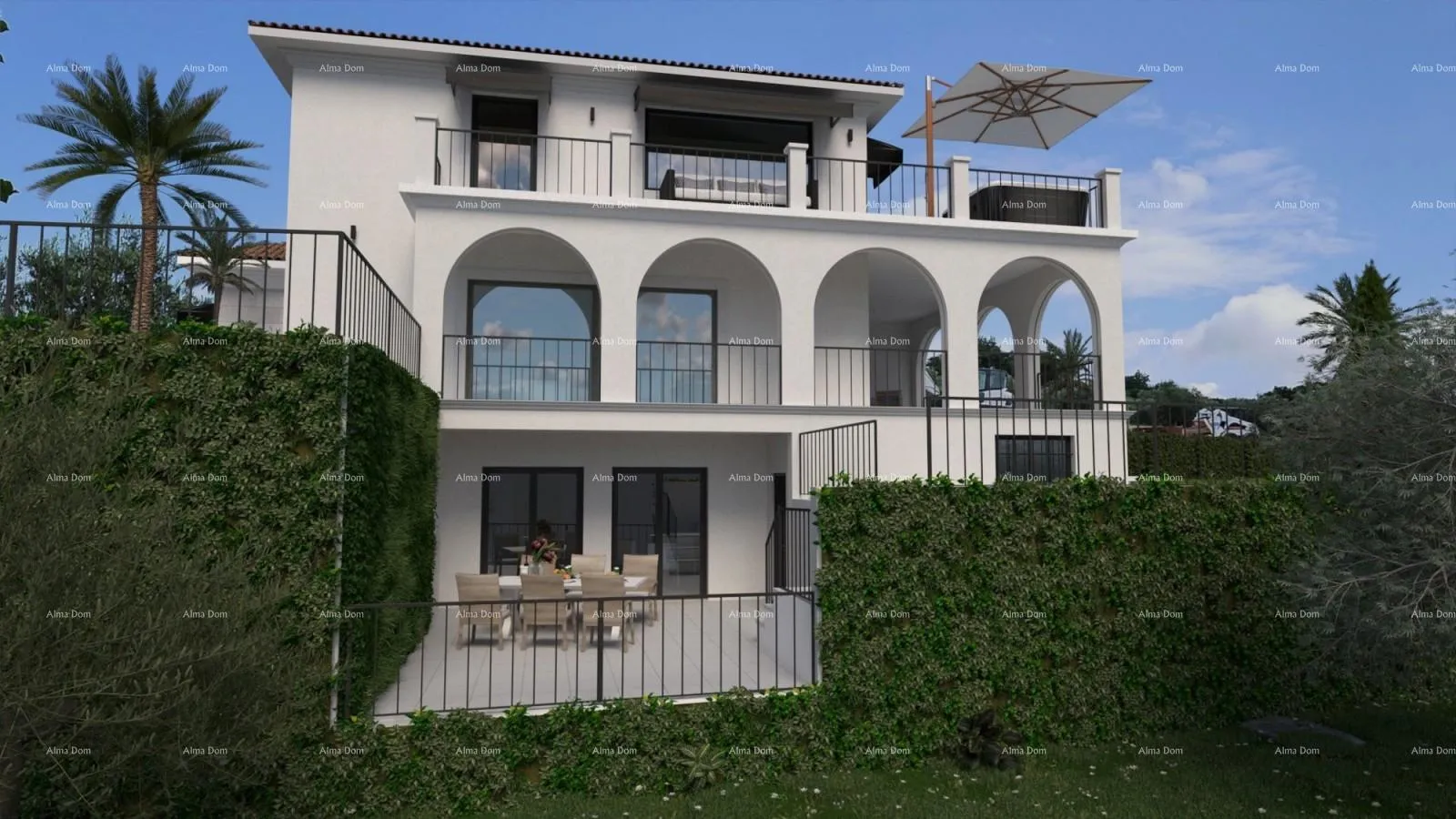 kuća buje, luksuzna vila s bazenom - slika 14
