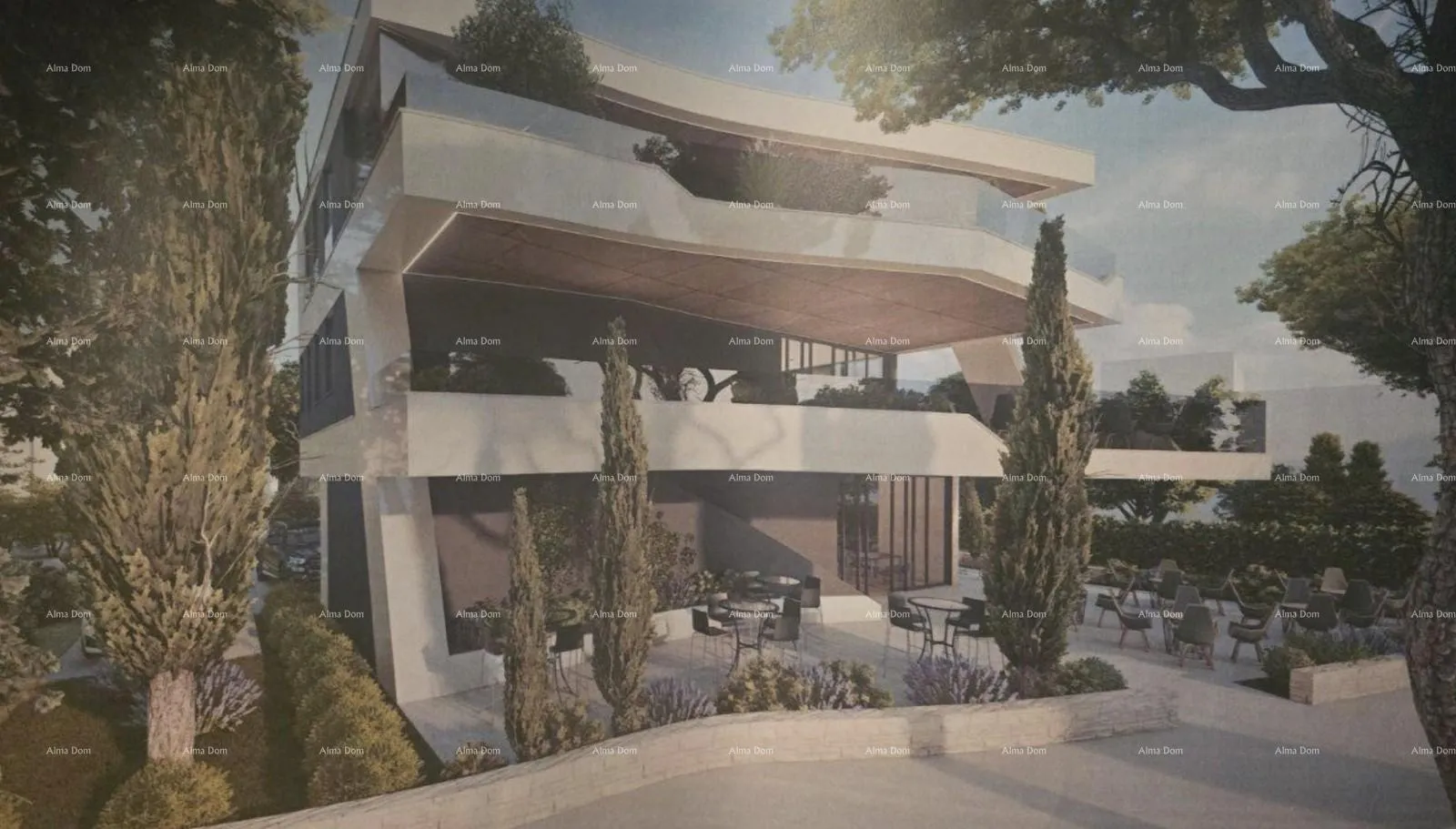 građevinsko zemljište prodaja građevinskog zemljišta s izrađenim projektom za izgradnju poslovne zgrade, medulin! - slika 2