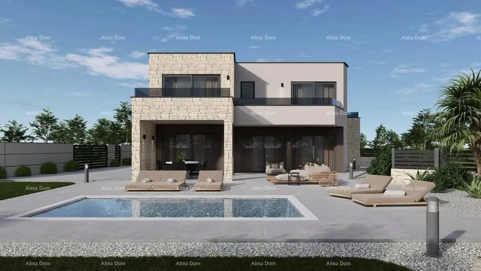kuća moderna vila u izgradnji, poreč - slika 5