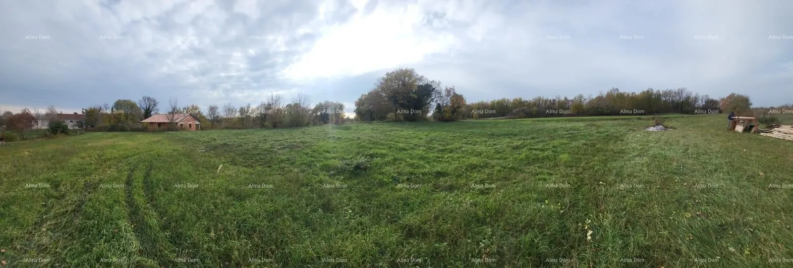 građevinsko zemljište prodaja građevinske parcele s građevinskom dozvolom za izgradnju moderne obiteljske kuće, blizina barbana! - slika 13