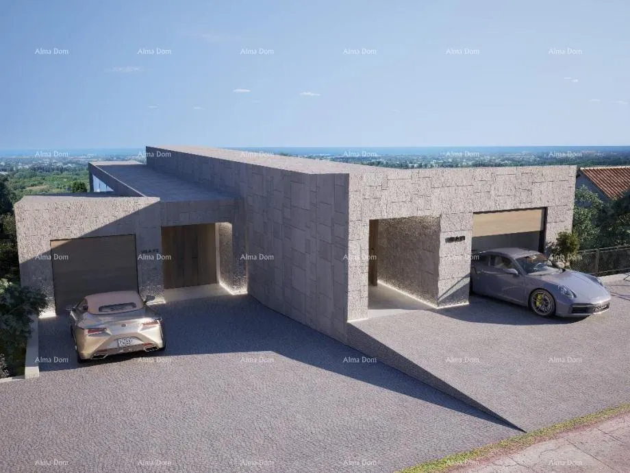 građevinsko zemljište kaštelir – građevinsko zemljište, 603 m2, s pravomoćnom građevinskom dozvolom i pogledom na more - slika 5