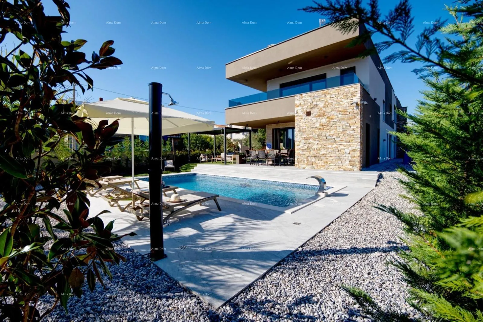 kuća moderna villa s bazenom i saunom, marčana! - slika 3