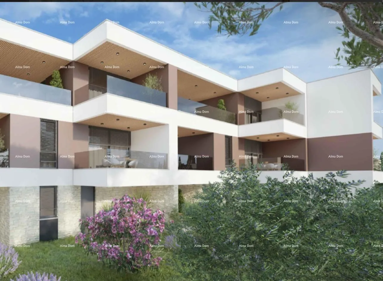 Stan Penthouse, stan 132m2, Garaža + PM, u novom stambenom kompleksu, Valdebek, Pula!