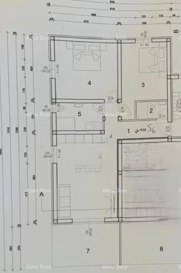 stan novigrad – novogradnja, stan 81.22m² s terasom od 13 m². - slika 2