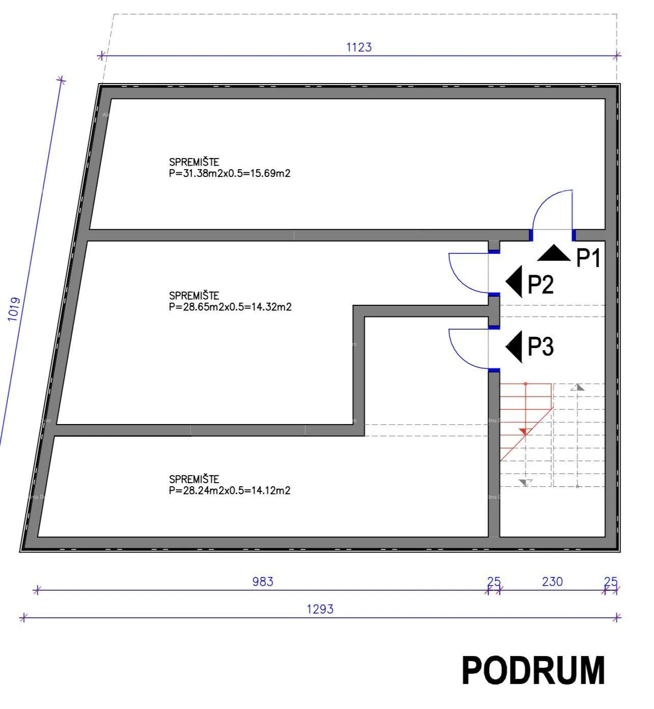 stan prodaja stanova u novoj projektu, 200 m od mora medulin! - slika 6