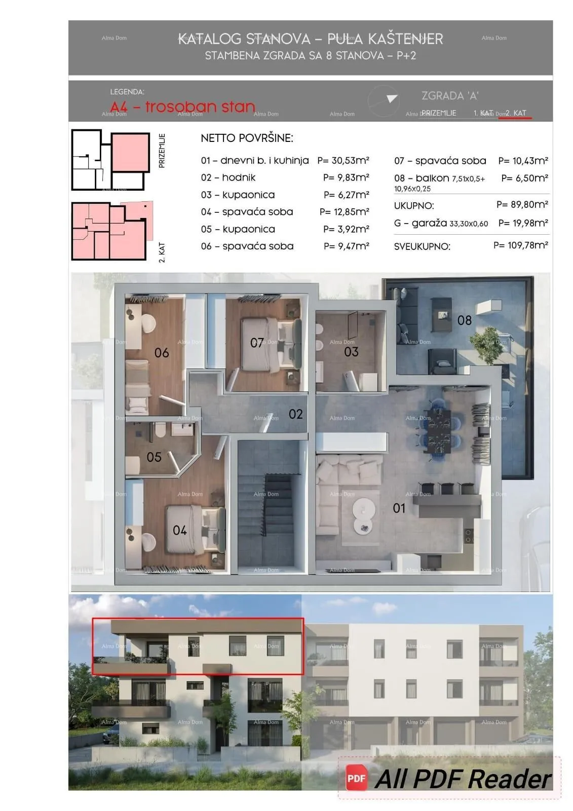 stan prostrani stan od 110 m² u puli, blizu mora i s garažom! a4 - slika 5