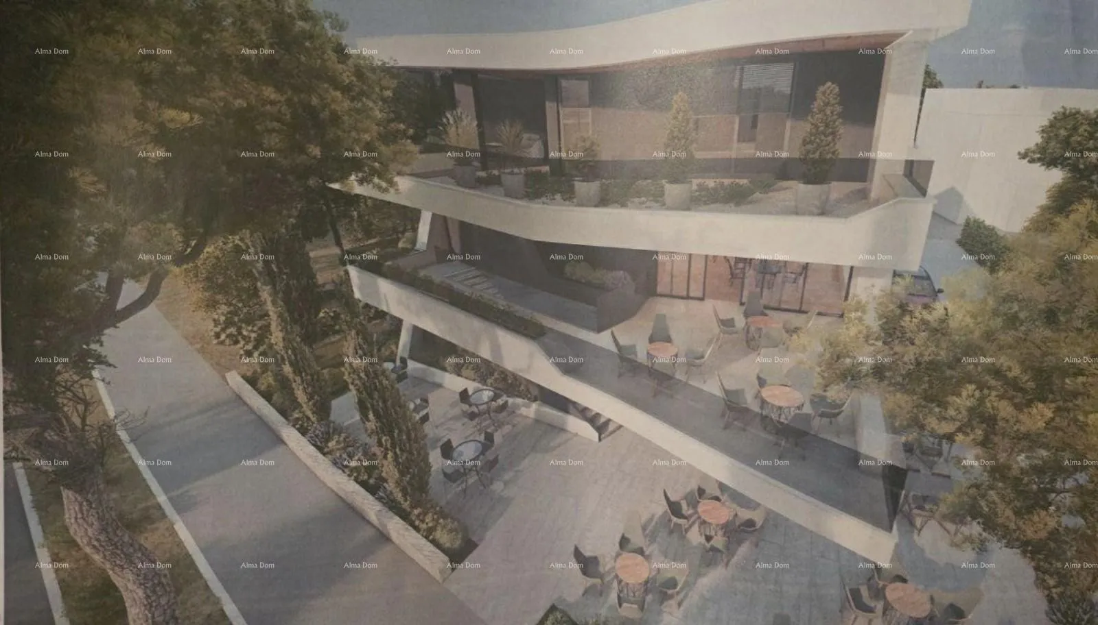 građevinsko zemljište prodaja građevinskog zemljišta s izrađenim projektom za izgradnju poslovne zgrade, medulin! - slika 3