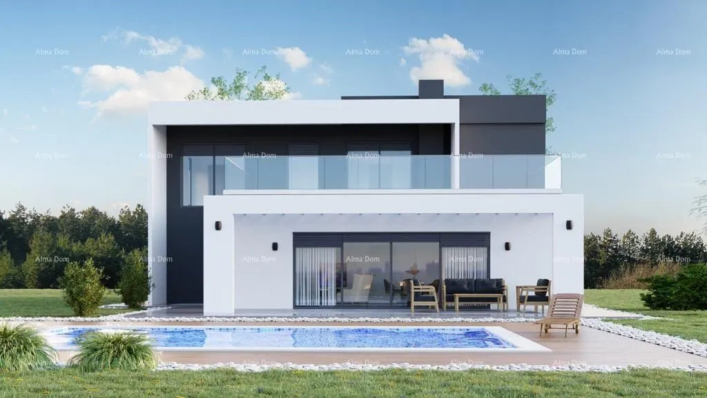kuća prodaje se luksuzna vila sa bazenom, svetvinčenat - slika 6