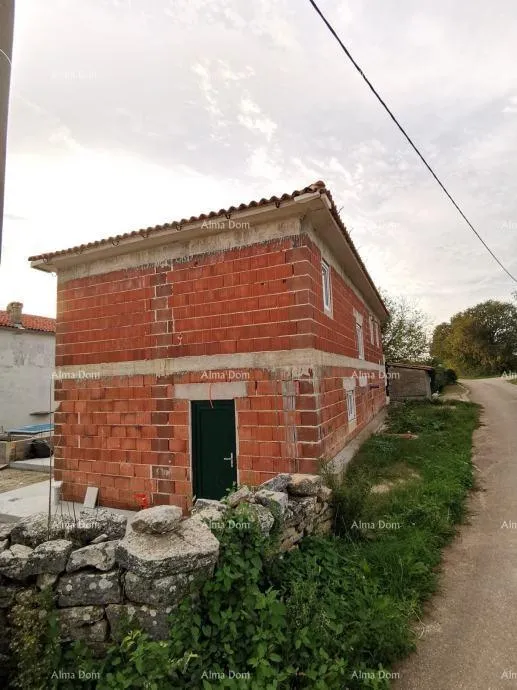 kuća prodaje se atraktivna kuća u visokoj fazi gradnje, blizu kanfanara - slika 12