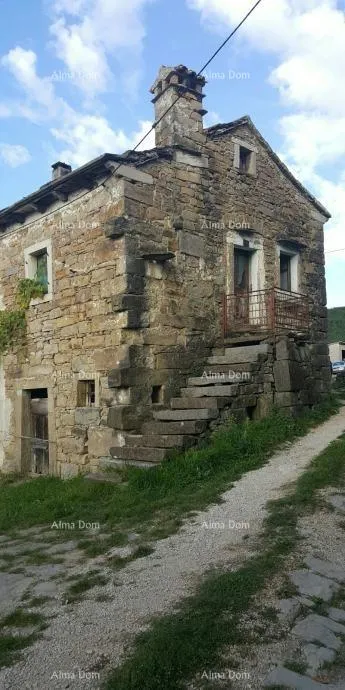 kuća izvrsna prilika! kamena kuća za obnovu s velikom okućnicom, blizina buzeta! - slika 7