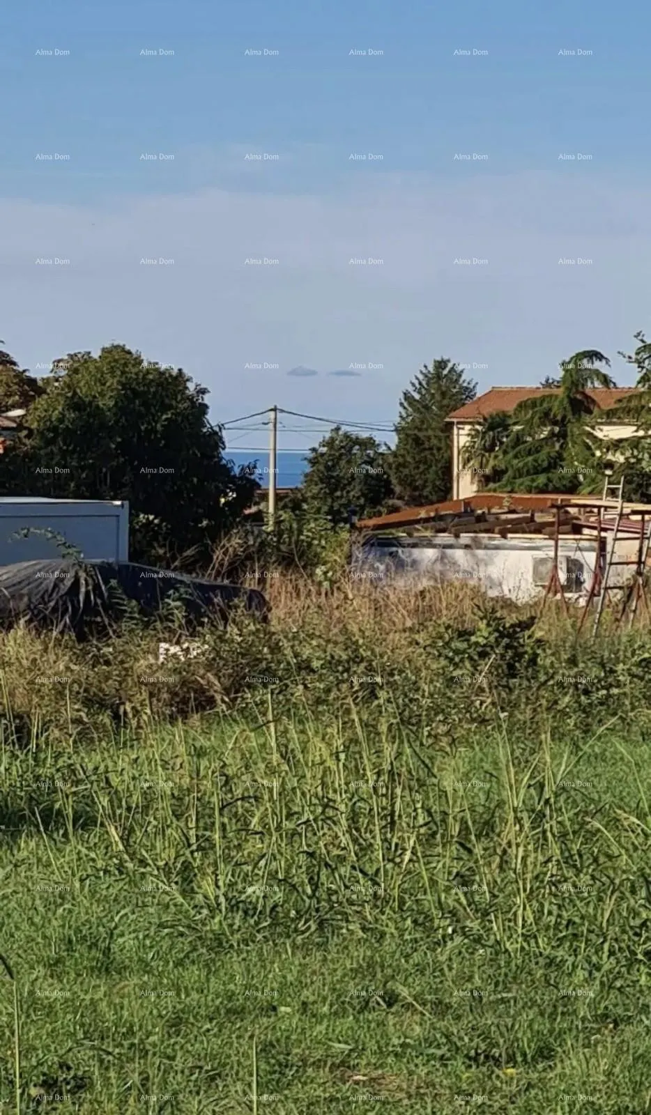 građevinsko zemljište prodaja- građevinsko zemljište, površine od 1276 m² s pogledom na more, kaštelir! - slika 4
