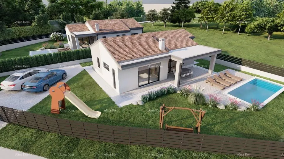kuća prodaje se kuća prizemnica s bazenom u tijeku izgradnje - slika 8