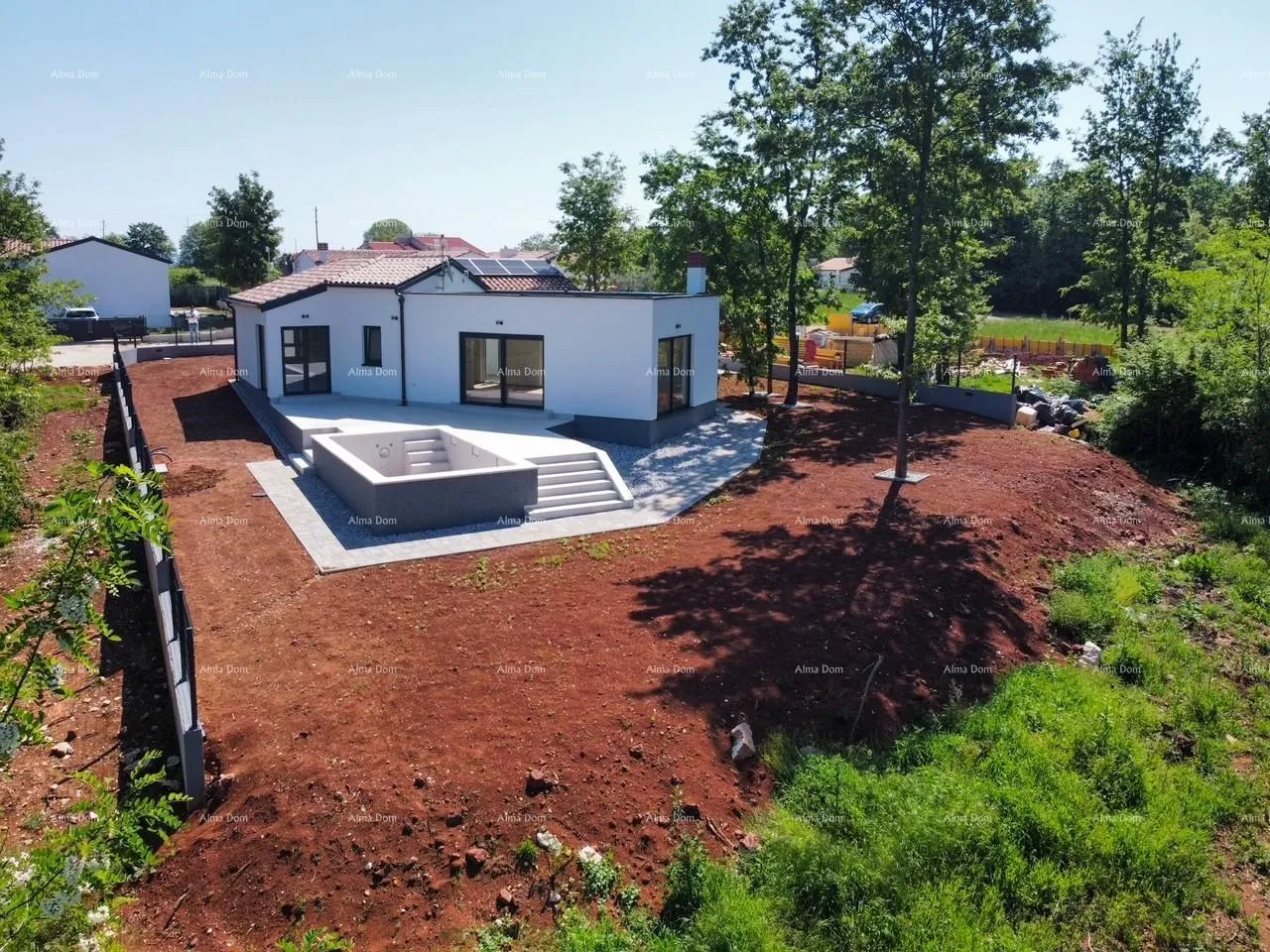 kuća kožljani - moderna kuća s bazenom. blizu šume, 15 min do mora - slika 40