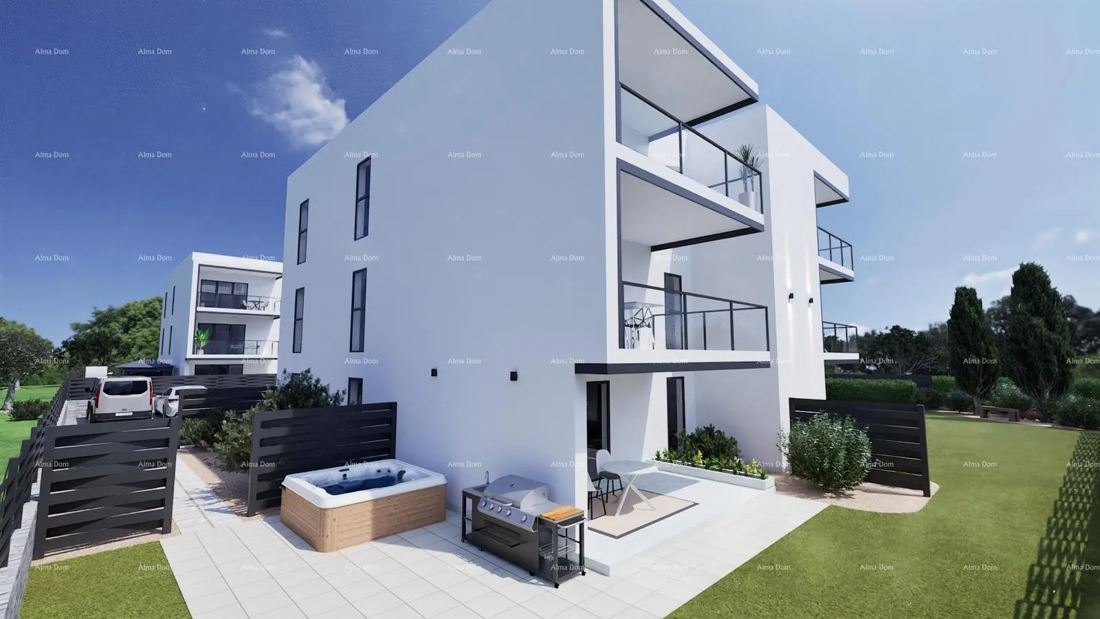 stan peroj! prodaja stanova s pogledom na more, u novom stambenom projektu! a5 - slika 2