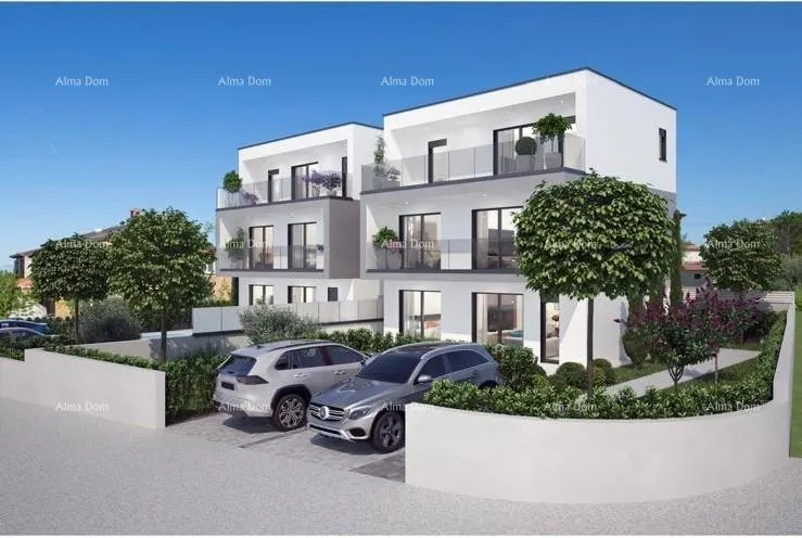 stan poreč, žbandaj, dvoetažni stan 89 m² u novogradnji - slika 3