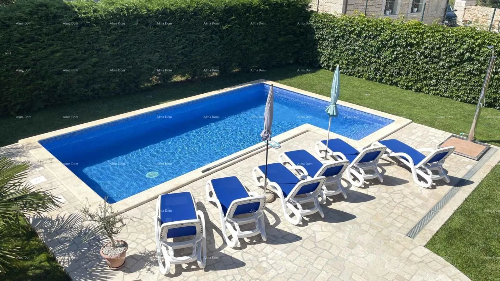 kuća moderna, rustikalna kamena vila s bazenom, poreč! - slika 4