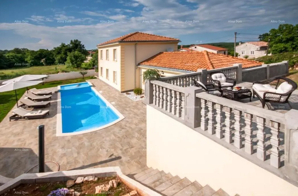 kuća prodaje se vila sa bazenom, blizu barbana. - slika 17