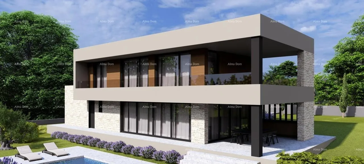 građevinsko zemljište građevinsko zemljište s idejnim projektom – poreč, žbandaj, 963 m² - slika 3