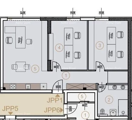 poslovni prostor prodaja poslovnog prostora u novom poslovno - stambenom projektu, jpp1, poreč - slika 8
