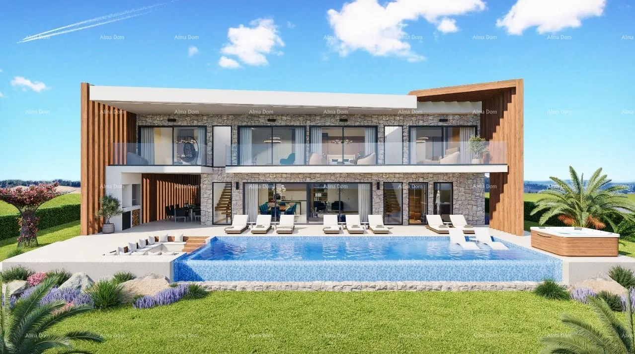 kuća prodaje se moderna vila, kaštelir - slika 2