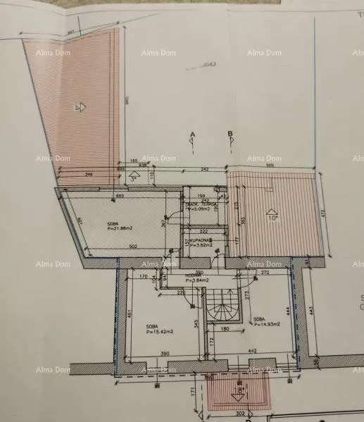 kuća prodajemo kamenu kuću u centru brtonigle! - slika 17
