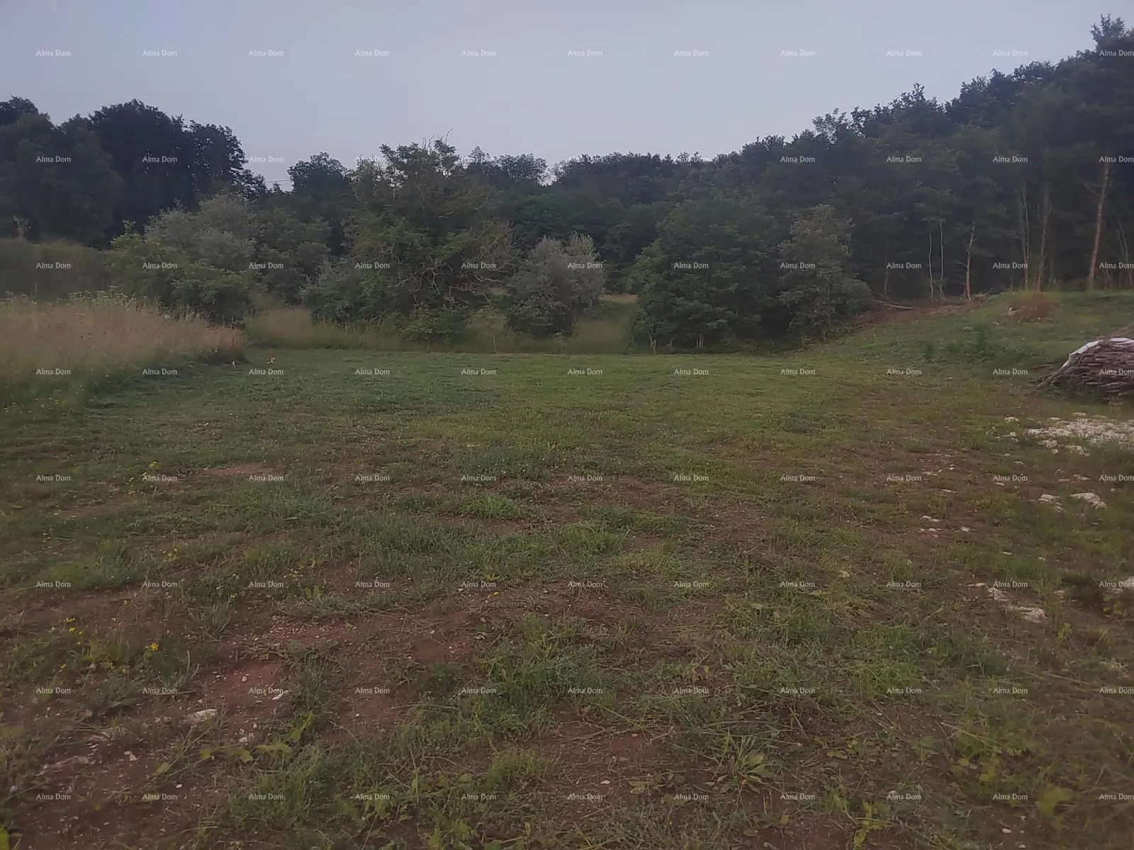 Građevinsko zemljište Građevinsko zemljište s idejnim projektom, 1818 m², općina Pićan