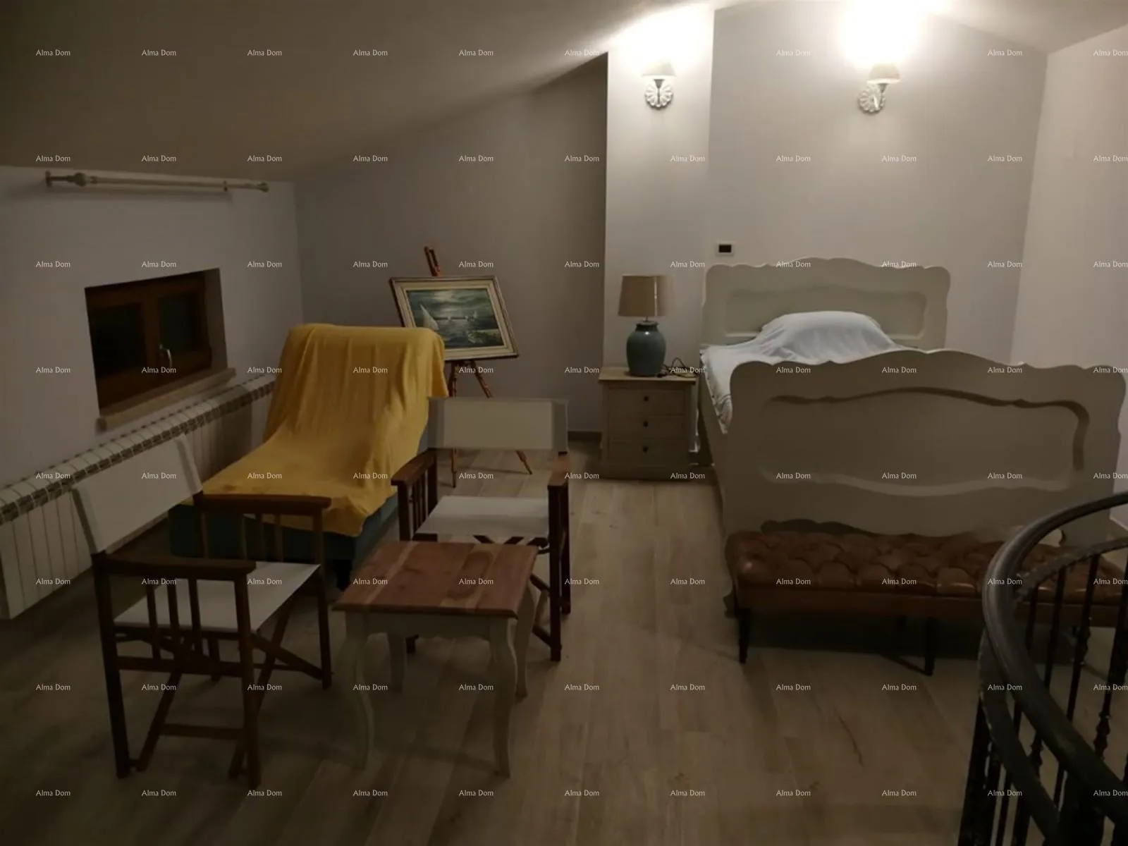 kuća labin okolica, kamena kuća s bazenom i velikom okućnicom - slika 4