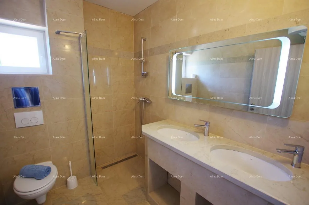 kuća raša, šarmantna apartmanska kuća s bazenom i panoramskim pogledom na more - slika 9