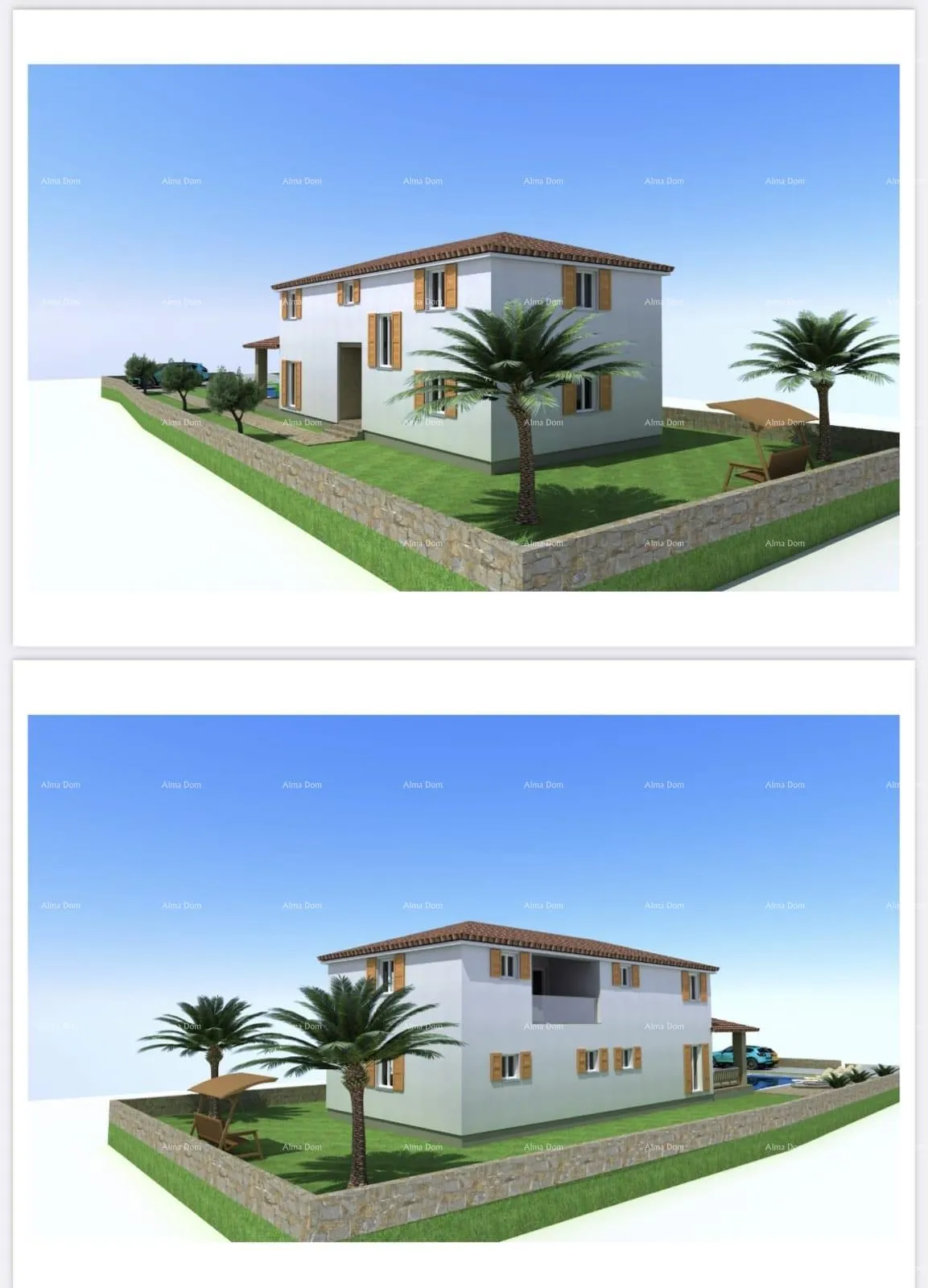 građevinsko zemljište blizina barbana! parcela s projektom za kuću! - slika 3