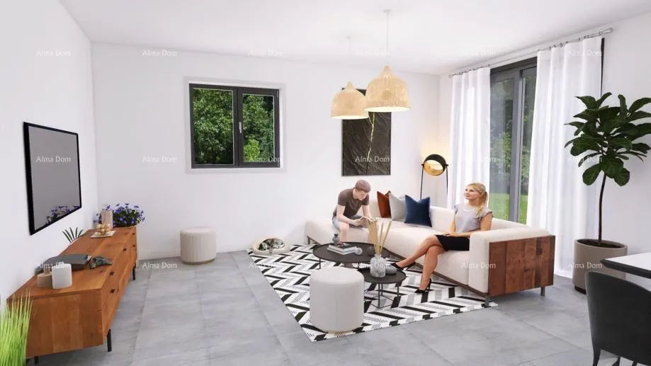 kuća marčana moderna vila s bazenom u gradnji. - slika 8