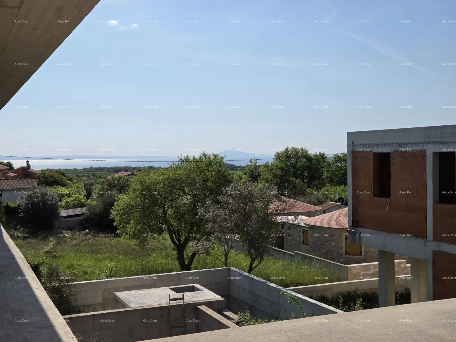 kuća samostojeća vila s bazenom i pogledom na more! krnica, peruški! - slika 10