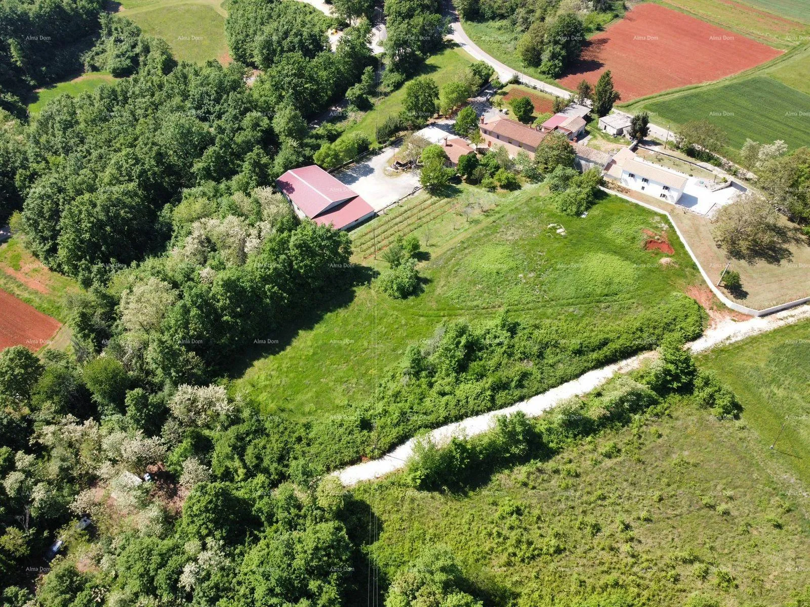 građevinsko zemljište barban - građevinsko zemljište s projektom (polovica duplexa), 15 minuta do mora - slika 10