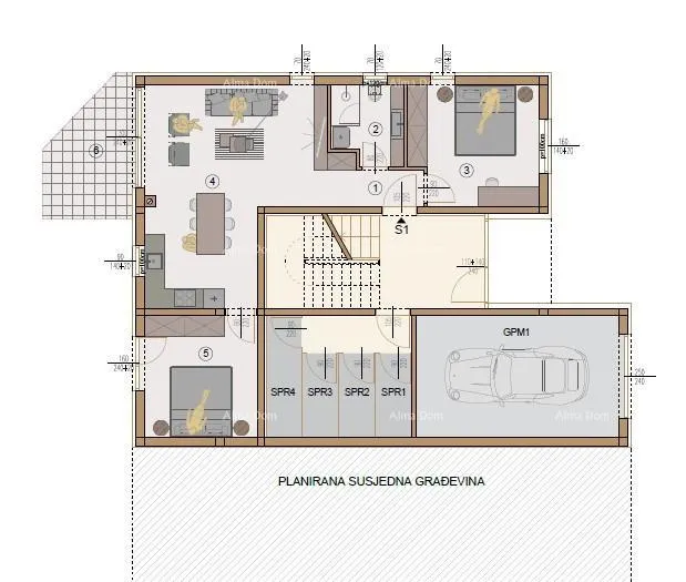 stan prodaja- stan u prizemlju, u novom stambenom kompleksu, valdebek, pula! zg6 s1 - slika 7