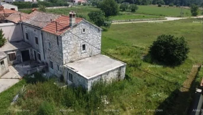 kuća prodaje se stara kamena kuca s zemljistem barban idealno za kucu za odmor - slika 2