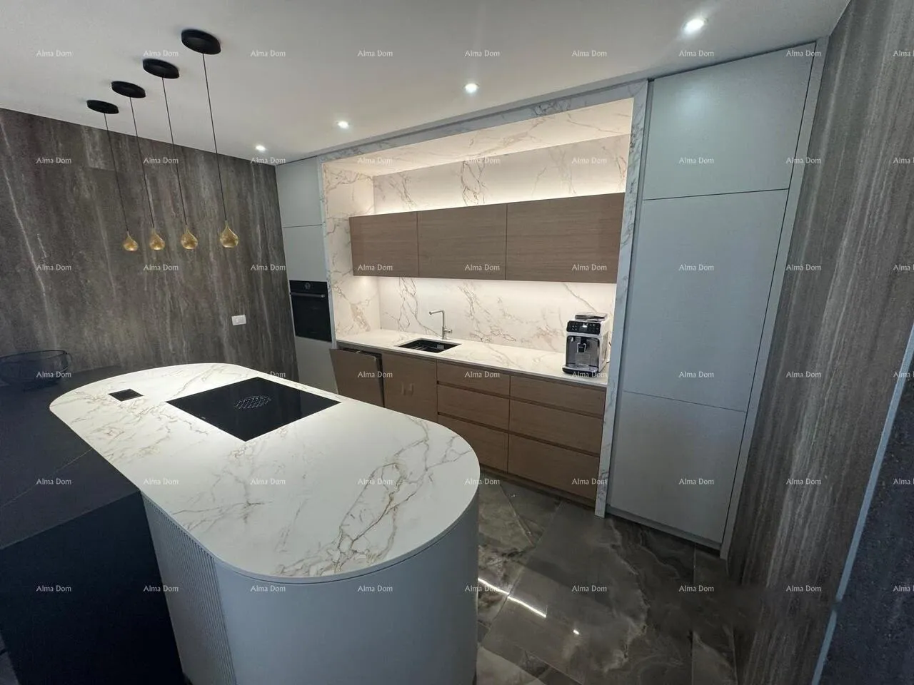 stan novigrad, luksuzni penthouse s panoramskim pogledom na more - slika 5