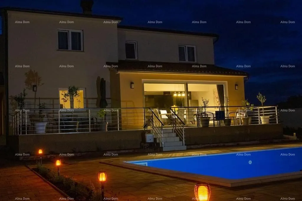 kuća luksuzna vila s bazenom na prodaju – istra, okolica barbana - slika 32