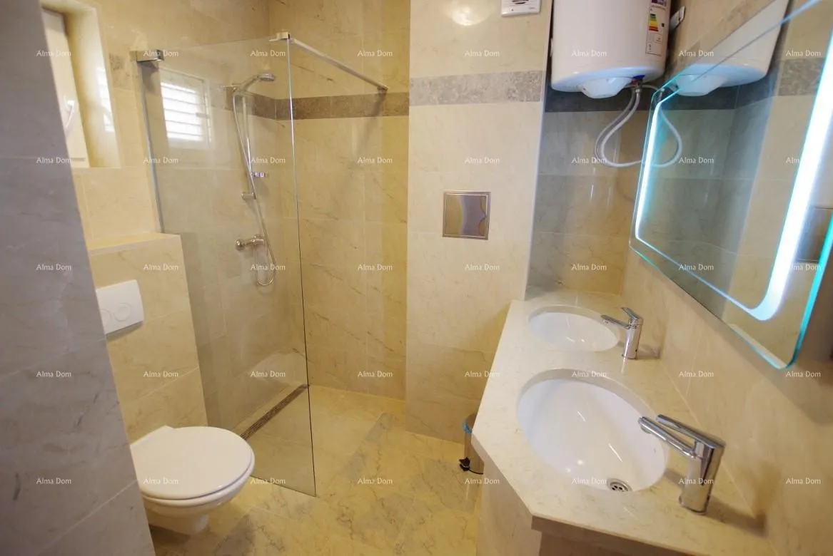 kuća raša, šarmantna apartmanska kuća s bazenom i panoramskim pogledom na more - slika 8