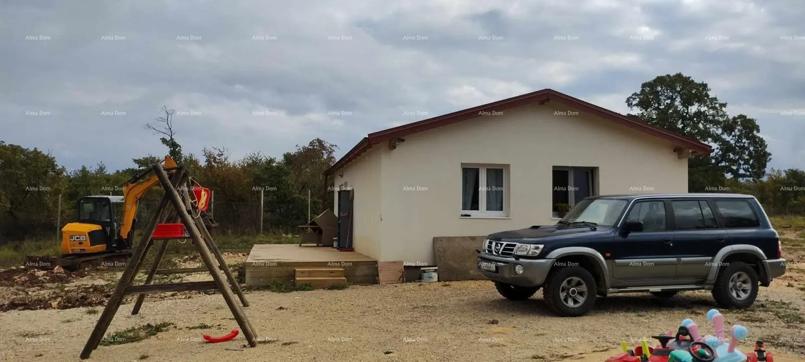 Kuća Prodaja velikog građevinskog zemljišta sa kućom i građevinskom dozvolom za izgradnju dodatne vile, Svetvinčenat