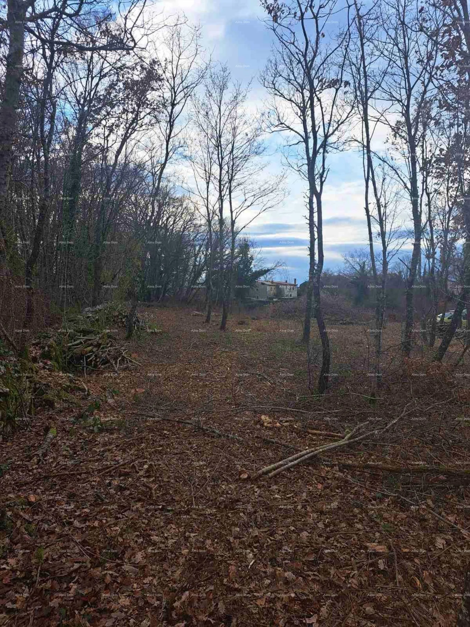 građevinsko zemljište građevinsko zemljište 1150 m², kringa, tinjan - slika 3