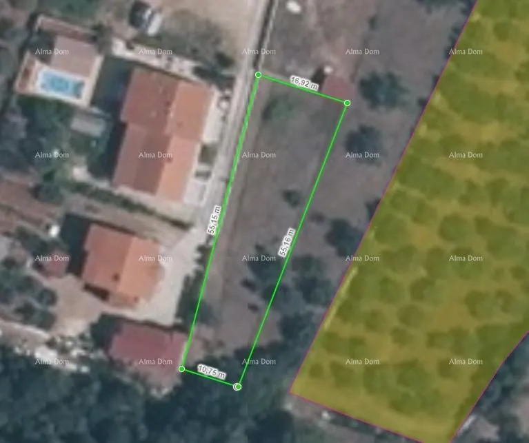 Građevinsko zemljište Gradevinsko zemljiste 750m2 u Galižani. - Galižana, Vodnjan