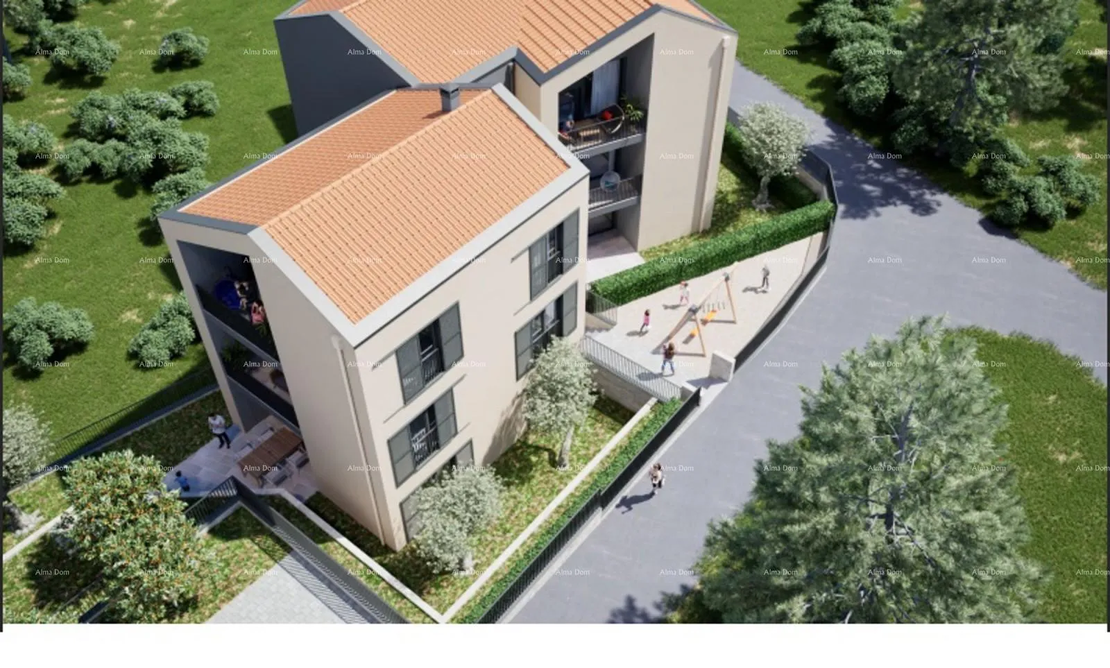 građevinsko zemljište muntrilj – građevinsko zemljište s projektom i dozvolom za 8 stanova - slika 4