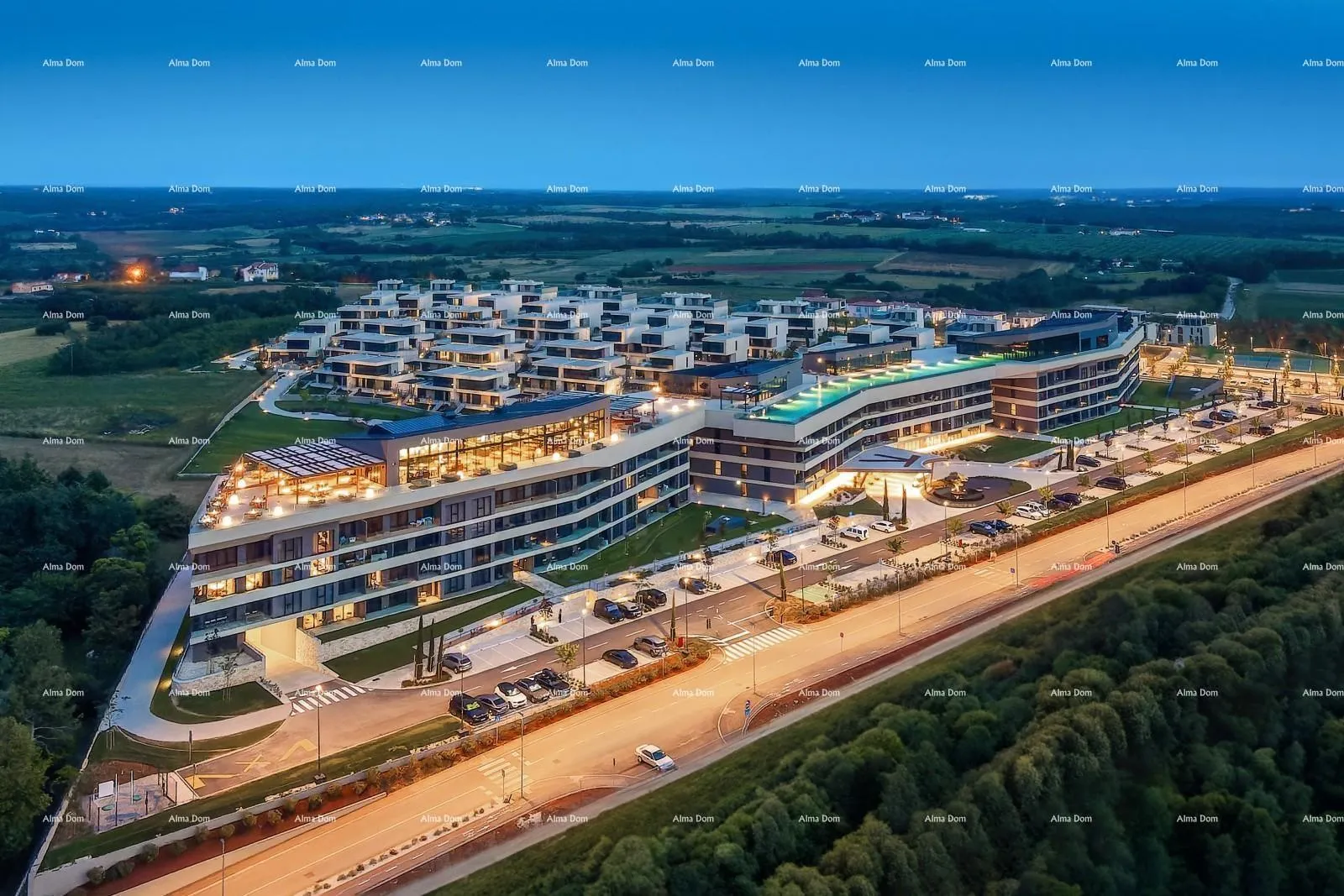 stan umag, luksuzni resort s krovnim infinity bazenom! - slika 3