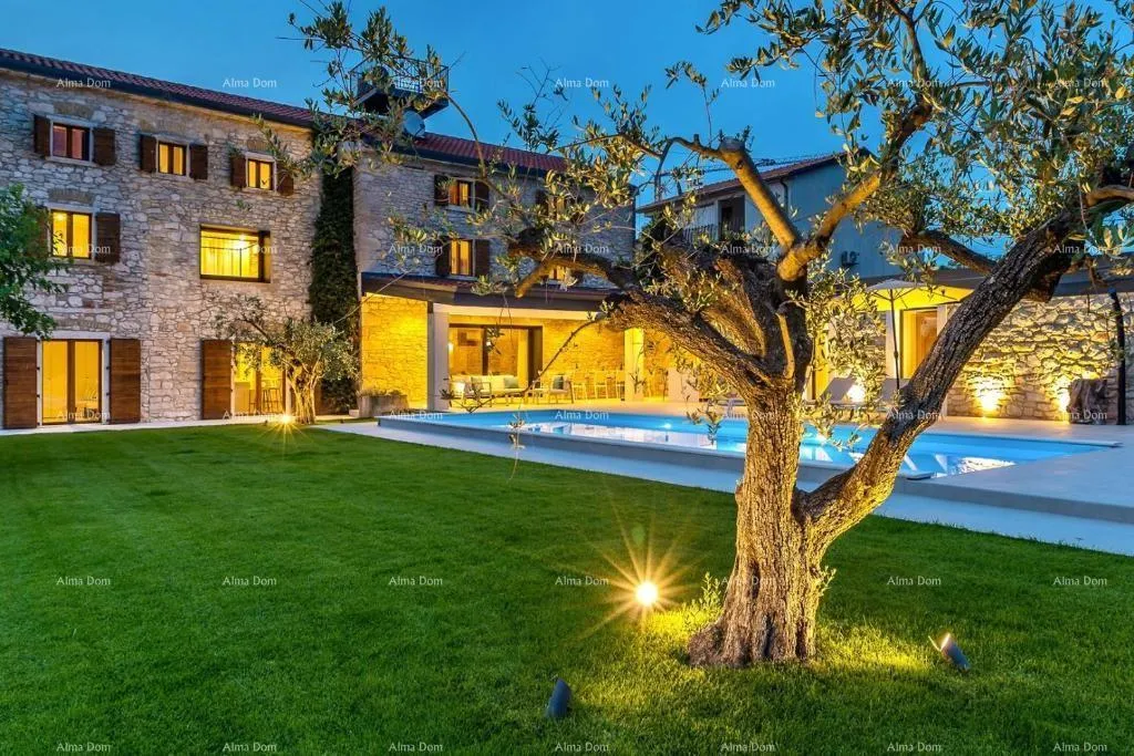 Kuća Prekrasna kamena vila s bazenom u Istri – spoj tradicije, luksuza i privatnosti - Brtonigla