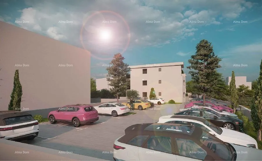 stan prodaja stana u novom stambenom projektu, s parkirnim mjestom - štinjan! - slika 4
