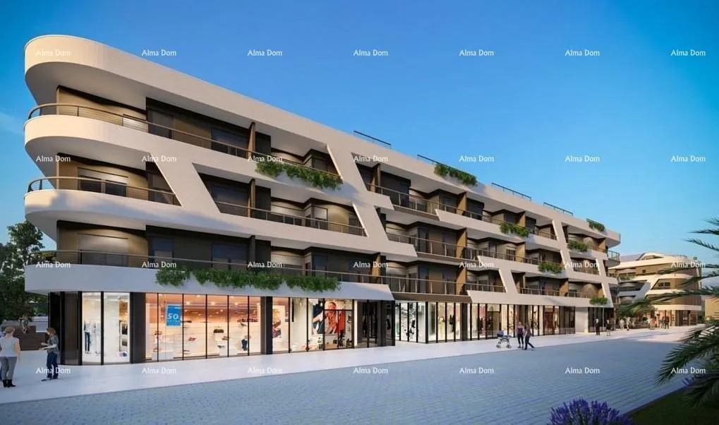 poslovni prostor prodaja poslovnog prostora u novom poslovno - stambenom projektu, poreč - slika 3