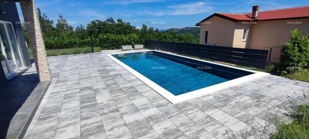 kuća prekrasna samostojeća kuća s bazenom u raši, blizu mora! - slika 19