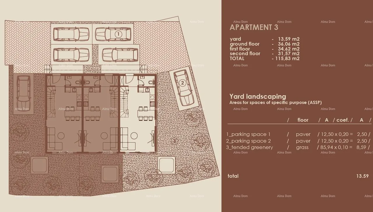 stan medulin, moderni troetažni apartman s pogledom na more, a3 - slika 5