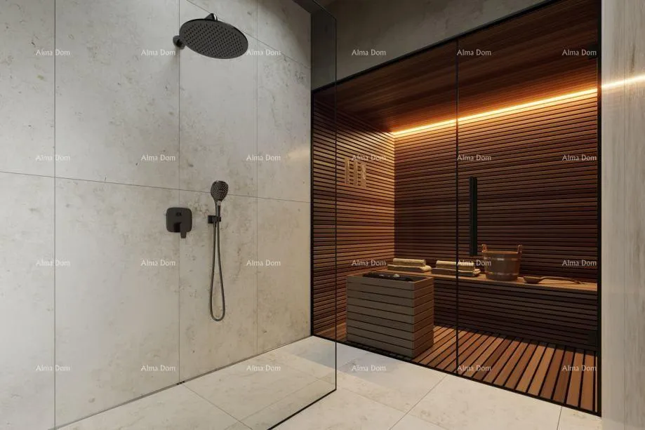 kuća bale. moderna kuća u nizu s bazenom, 148,56 m² - slika 12